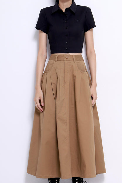 Giya Cropped Fitted Shirt