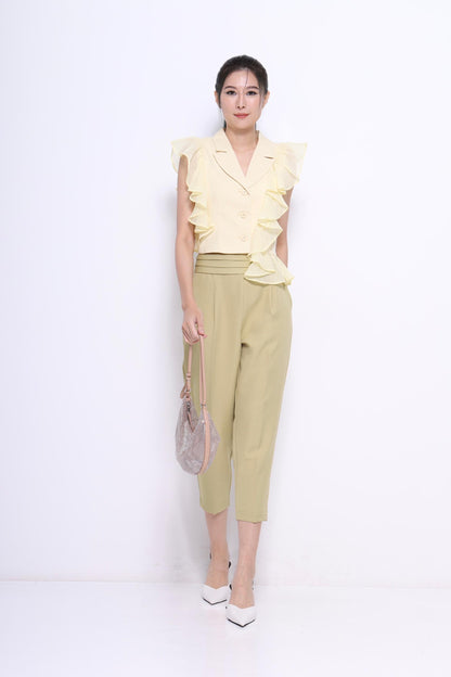 Camelia Tailored Pleated Pants