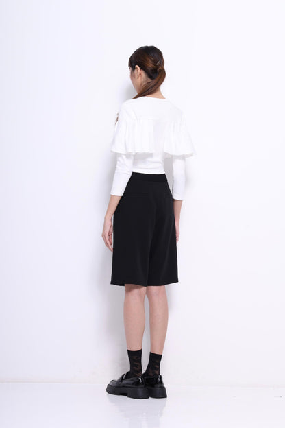 Olly Ruffles Knit Blouse