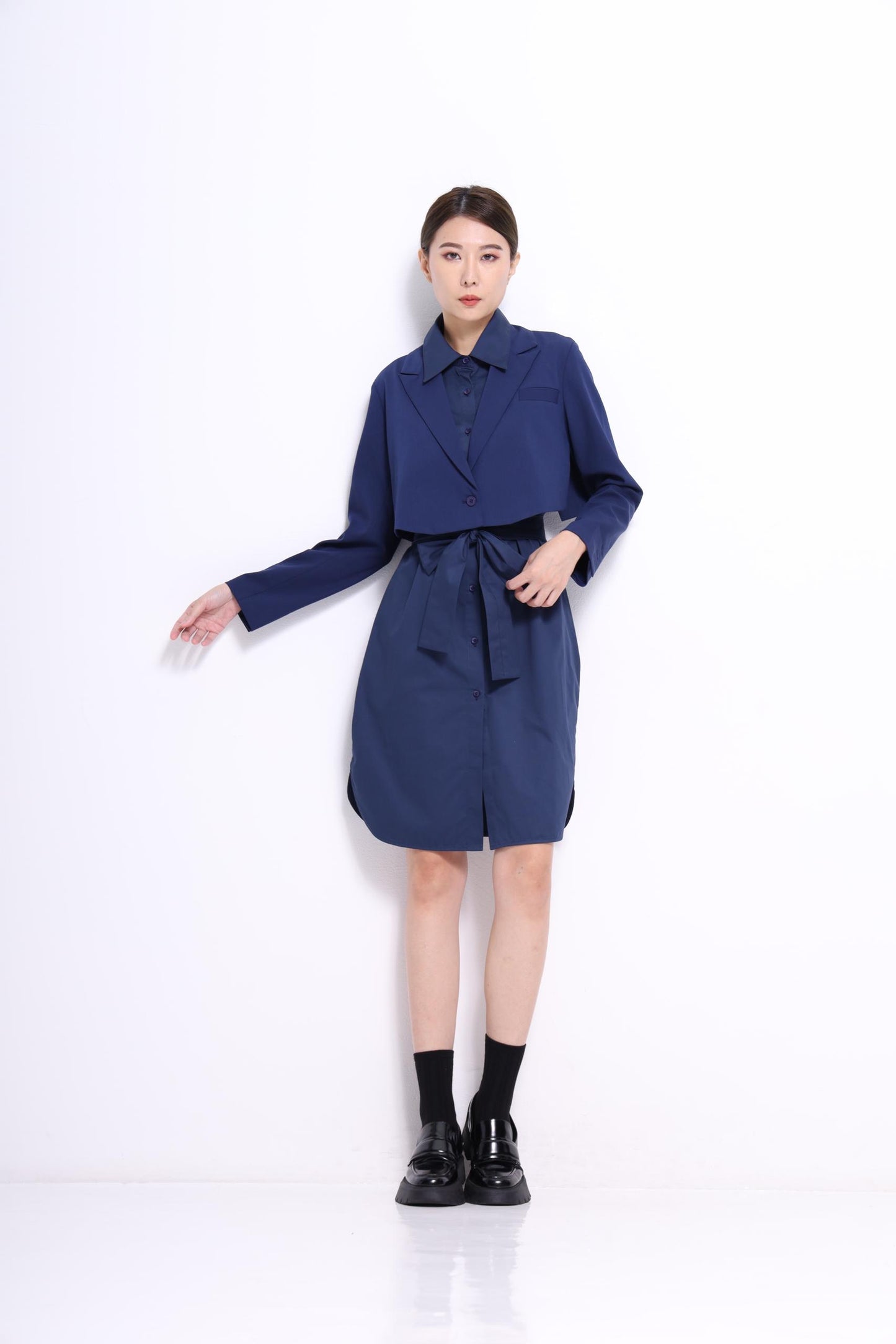 Jeon 2-Piece Trench Dress