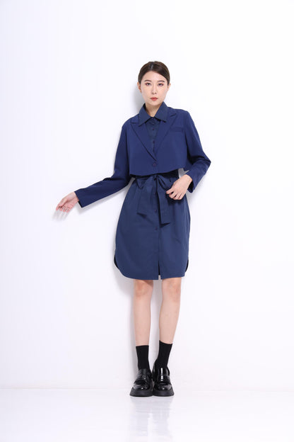 Jeon 2-Piece Trench Dress