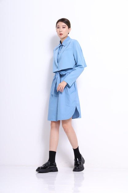 Jeon 2-Piece Trench Dress