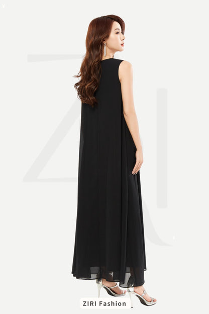 Ziri Trapeze Maxi Dress