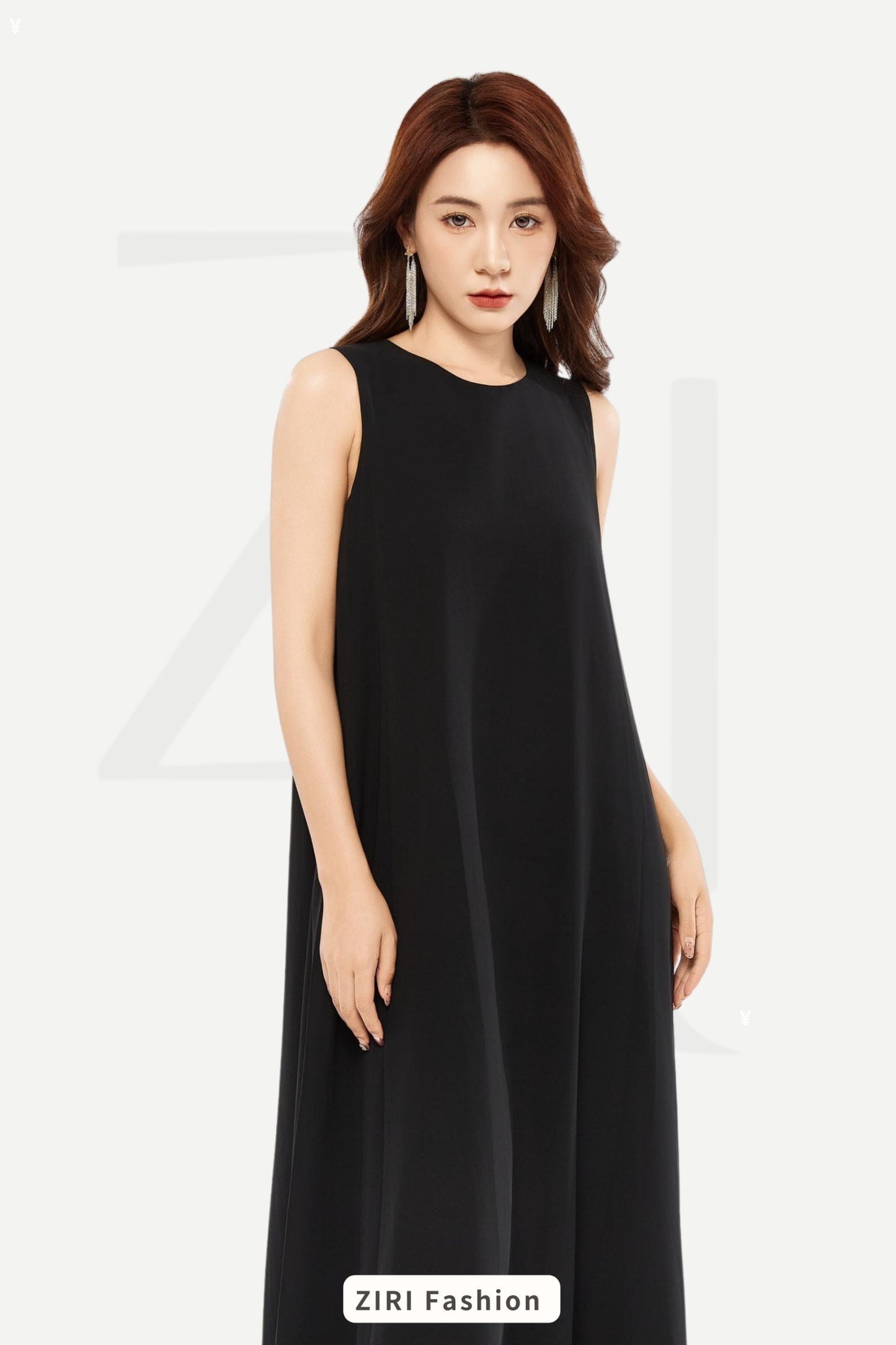 Ziri Trapeze Maxi Dress