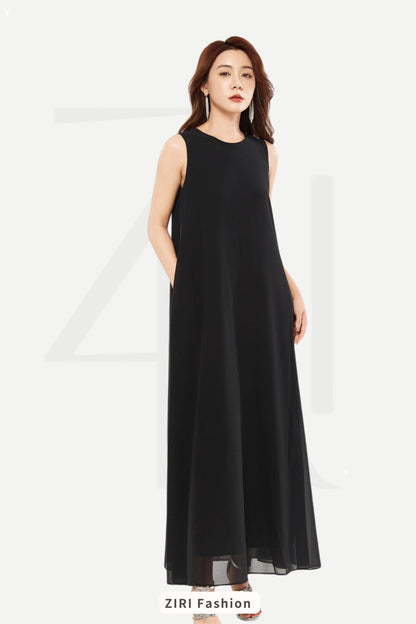 Ziri Trapeze Maxi Dress