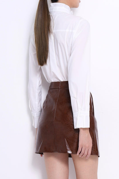 Marant Faux Leather Mini Skirt