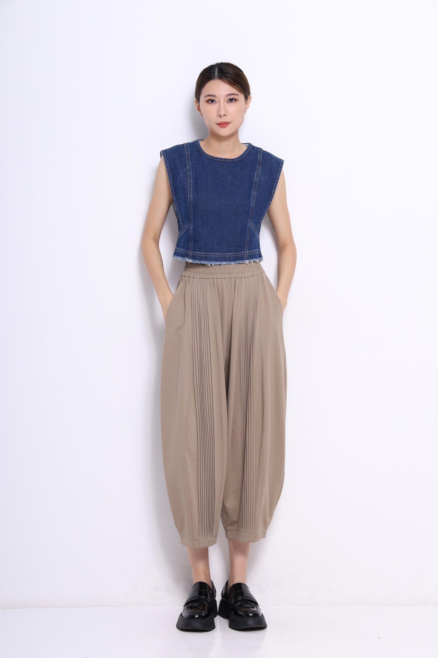 Hera Boxy Denim Top