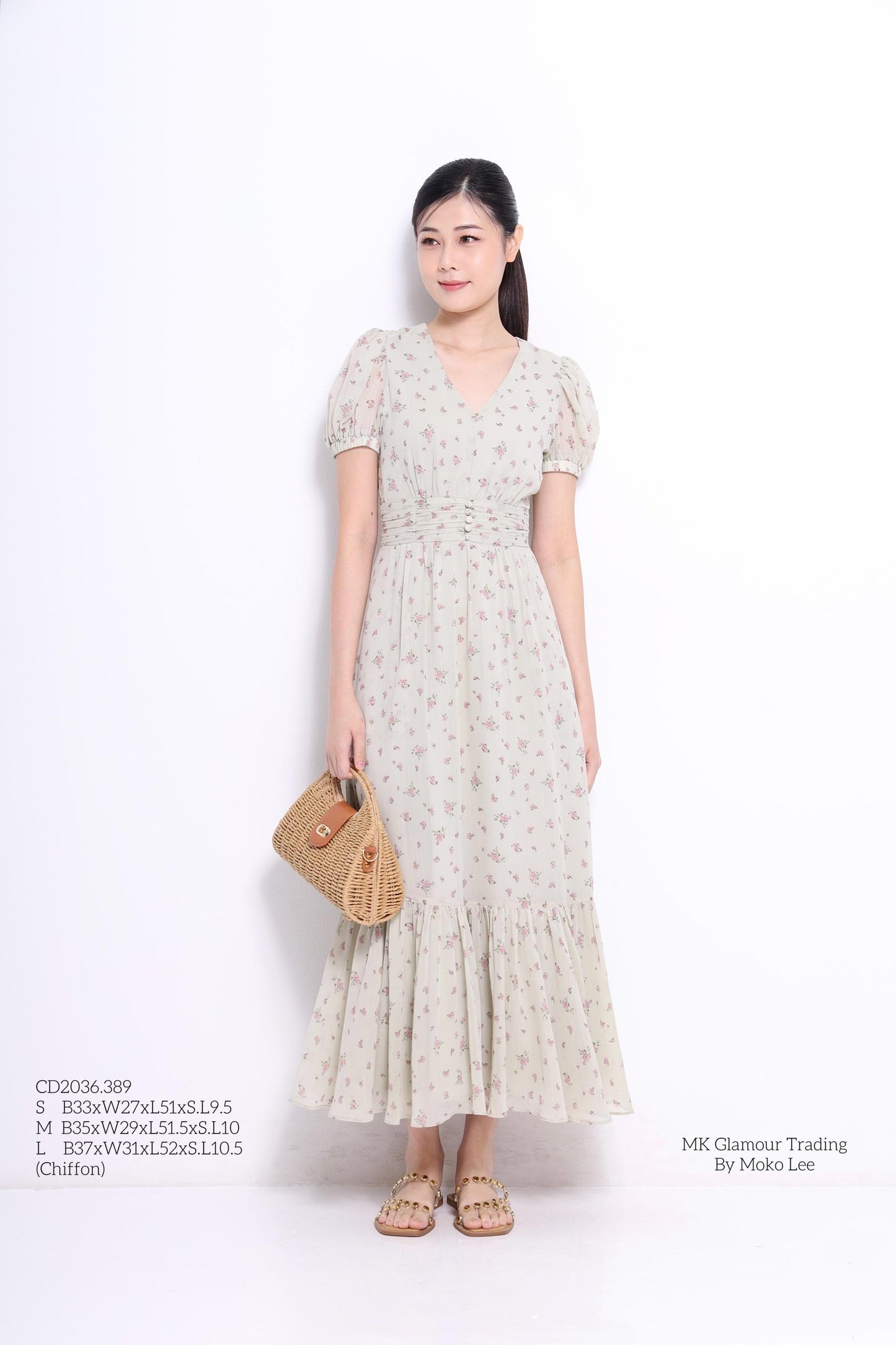 Lily Chiffon Floral Dress