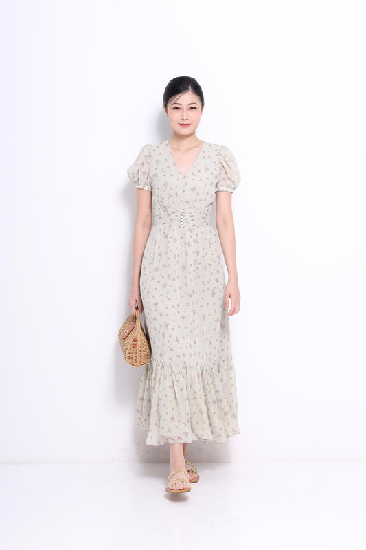 Lily Chiffon Floral Dress