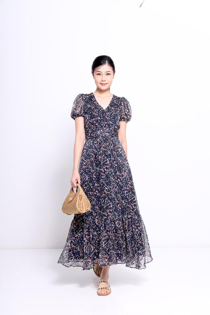 Lily Chiffon Floral Dress