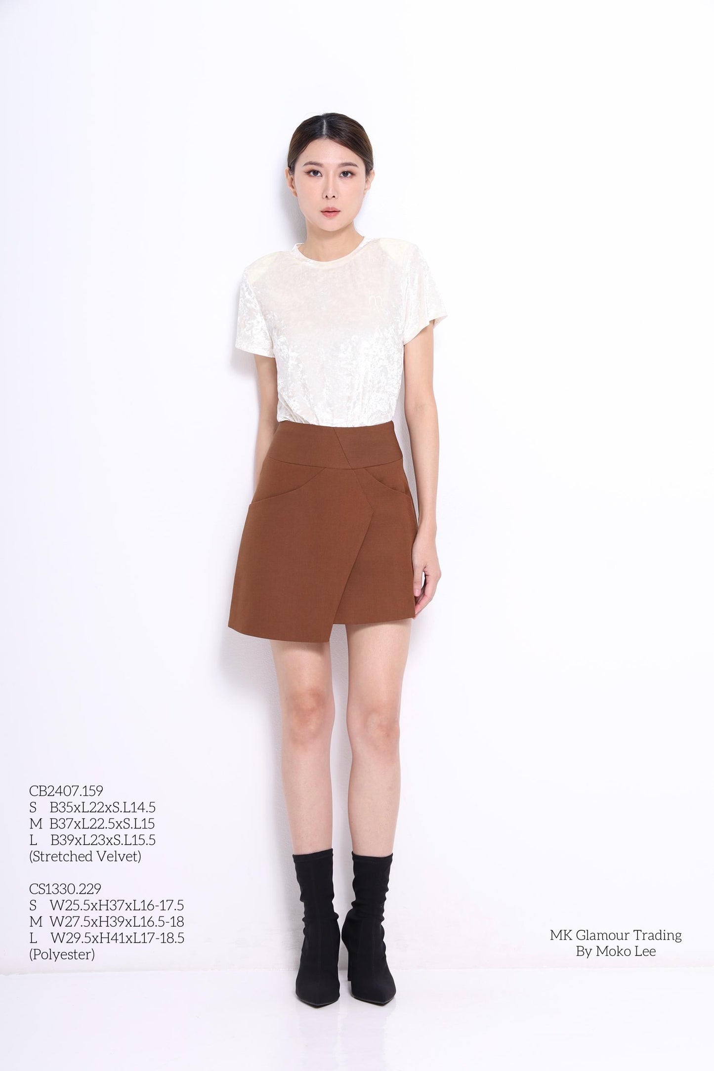 Debbie Asymmetrical Skort