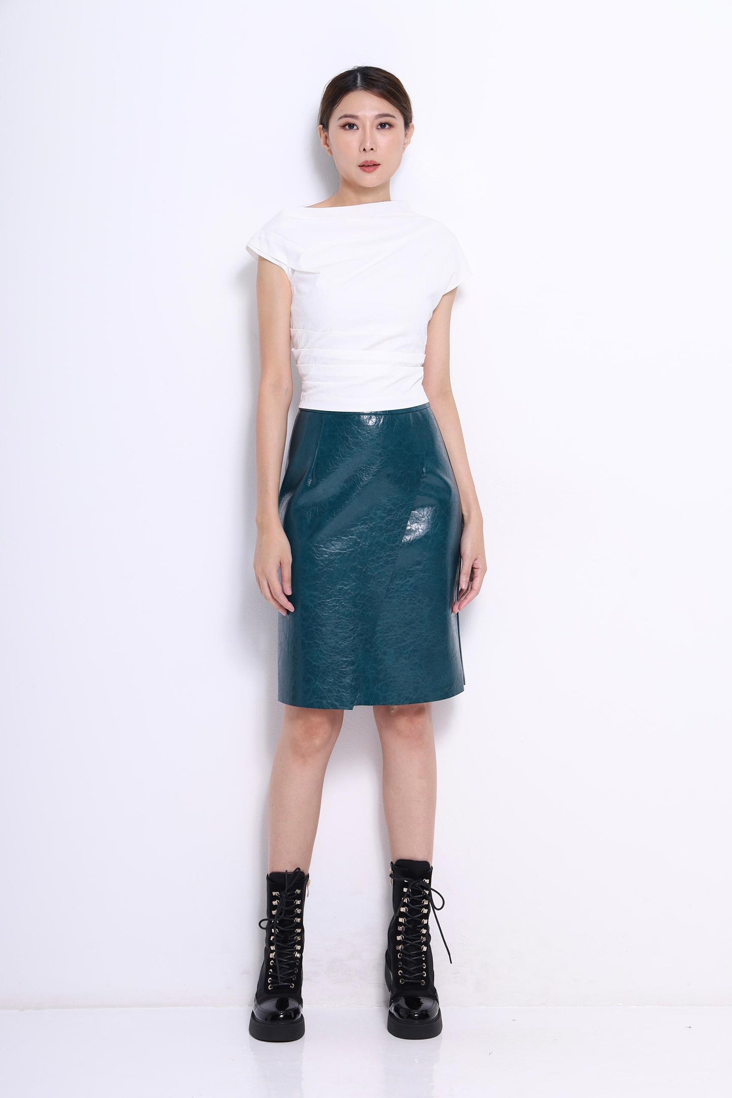 Marant Faux Leather Pencil Skirt