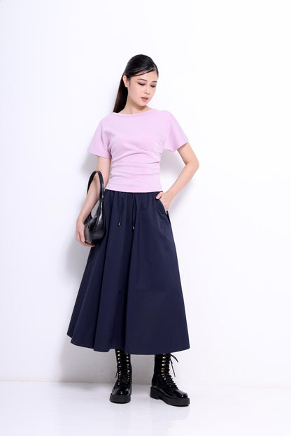 Mara Midaxi Nylon Skirt