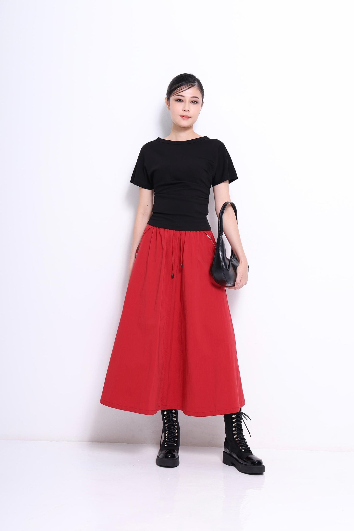 Mara Midaxi Nylon Skirt