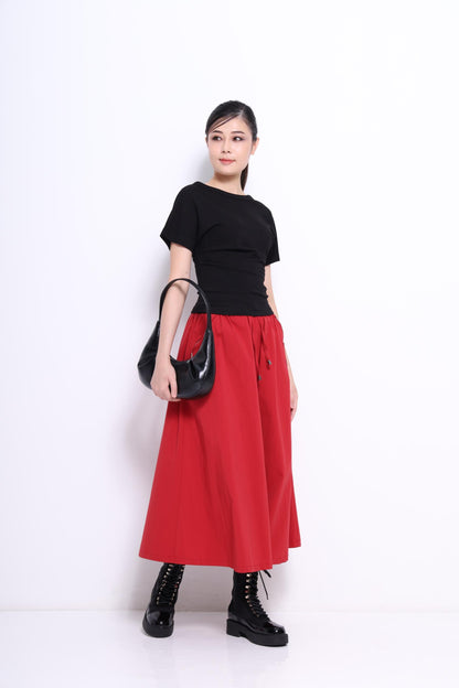 Mara Midaxi Nylon Skirt