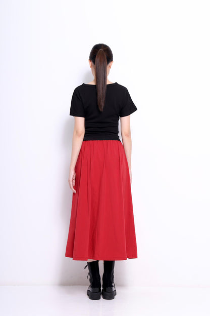 Mara Midaxi Nylon Skirt