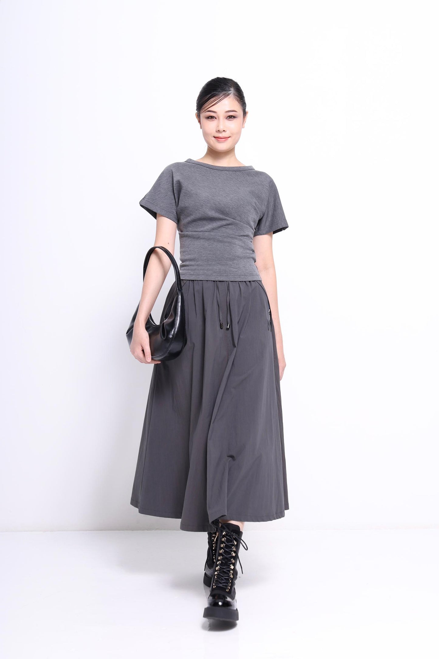 Mara Midaxi Nylon Skirt