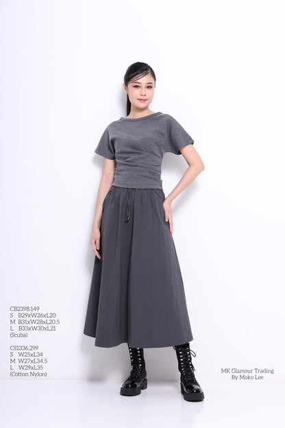 Mara Midaxi Nylon Skirt