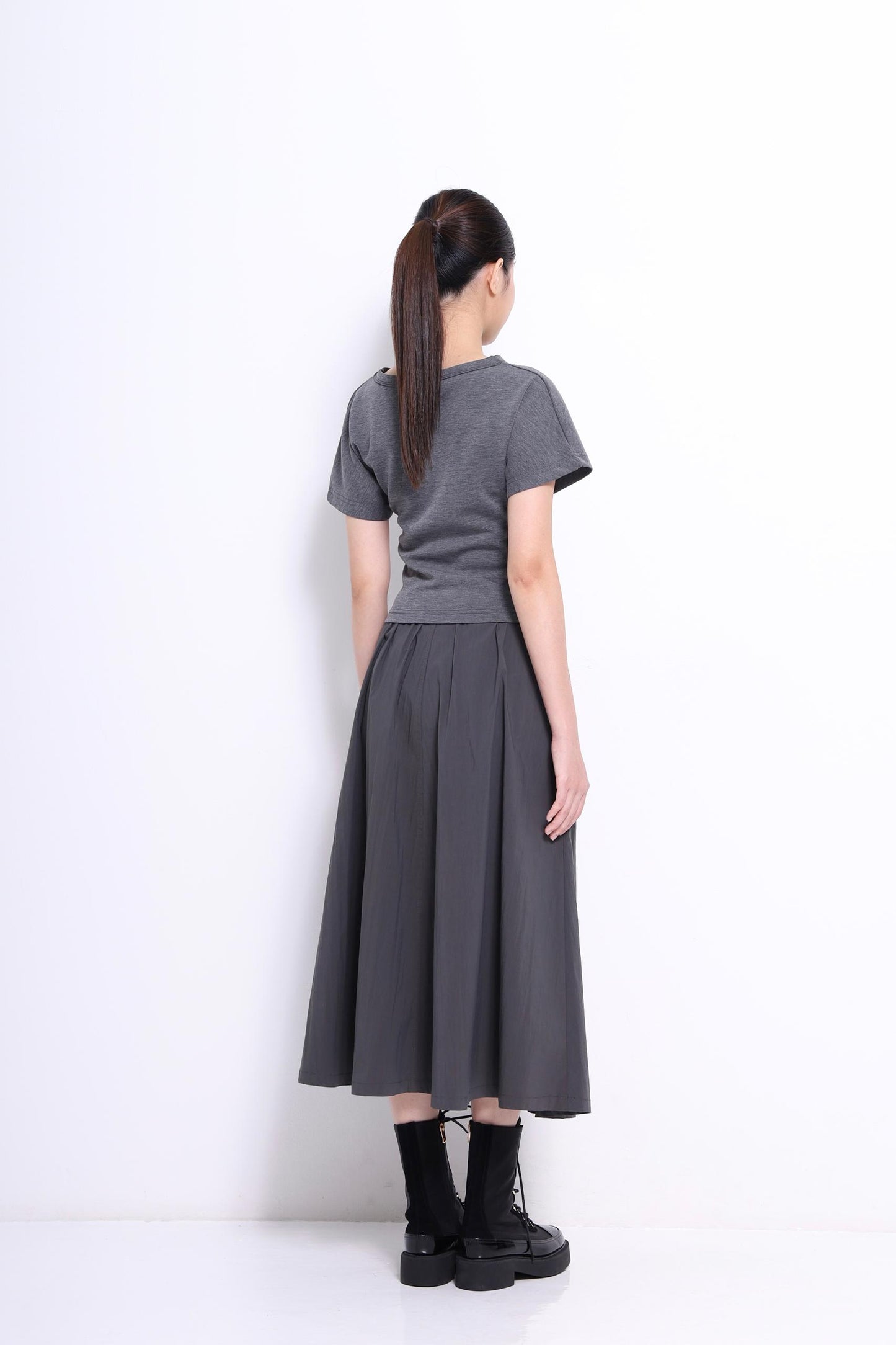 Mara Midaxi Nylon Skirt