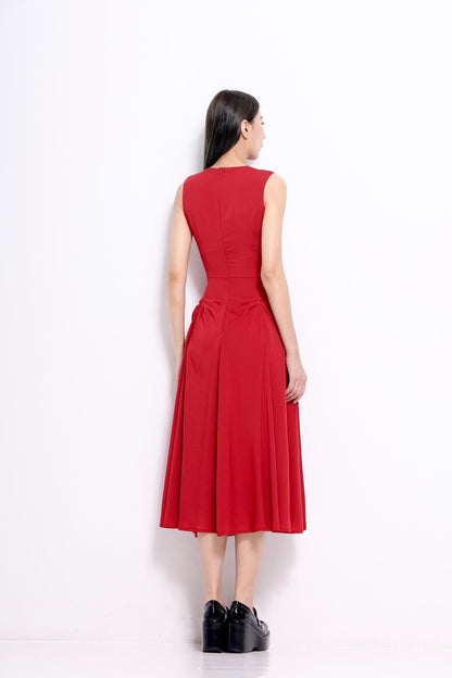 Dina Cutout A-line Dress