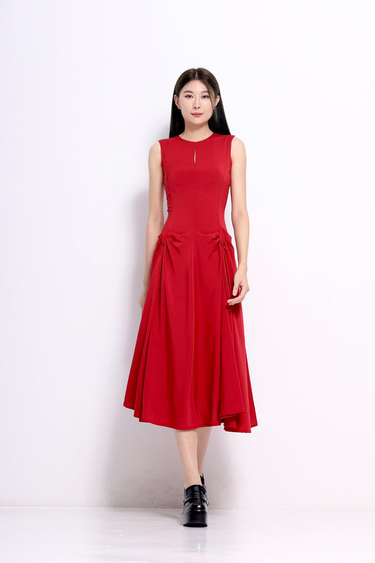 Dina Cutout A-line Dress