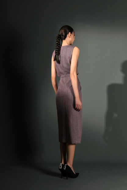 Tasha Side Cut-Out Midi Dress
