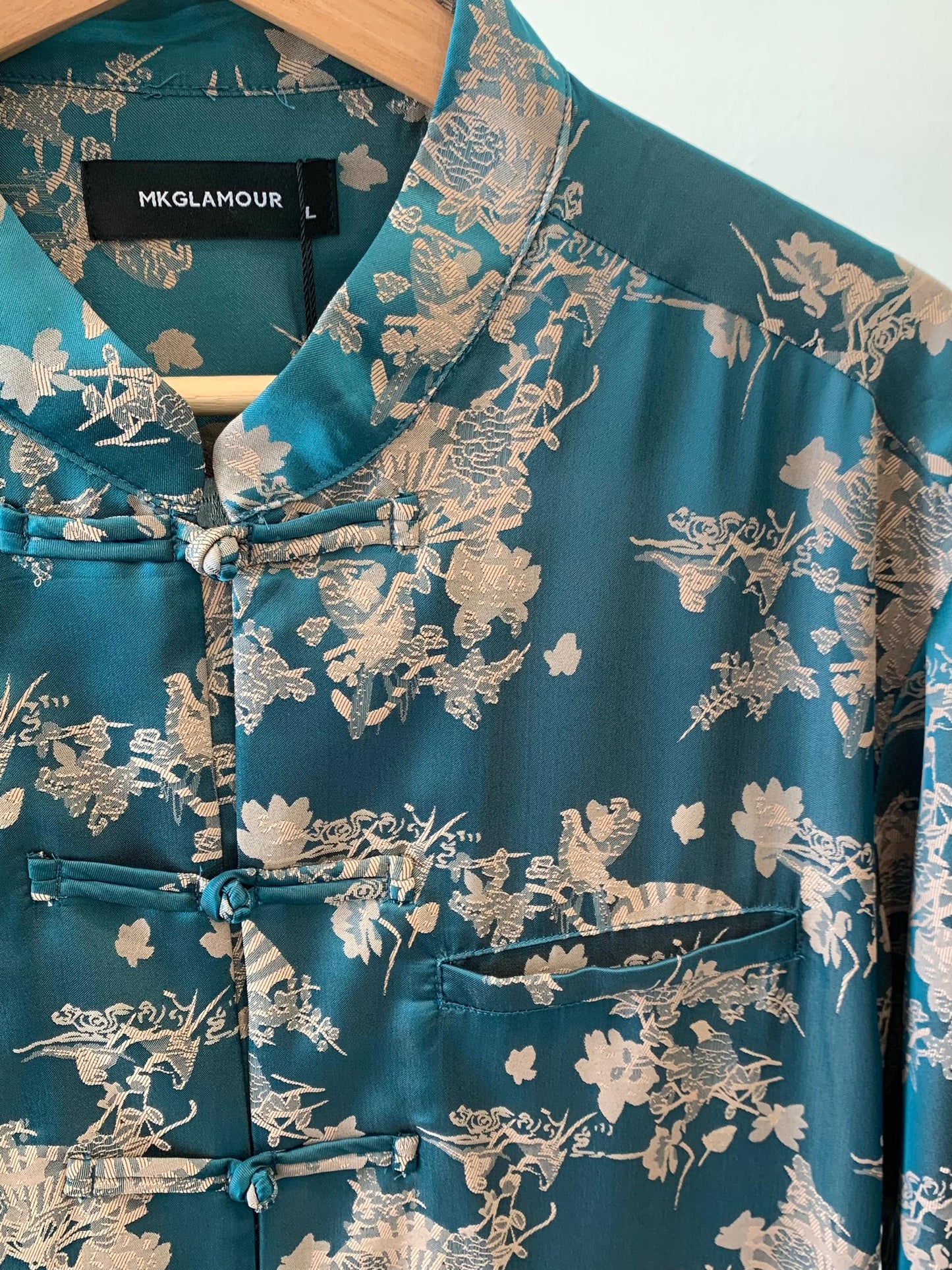 Qi Oriental Brocade Tang Shirt (Mens)