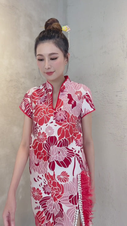 Lea Oriental A-line Qipao Dress