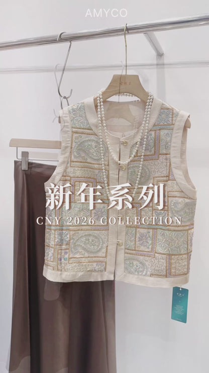 Xiu Embroidered Orient Jacket