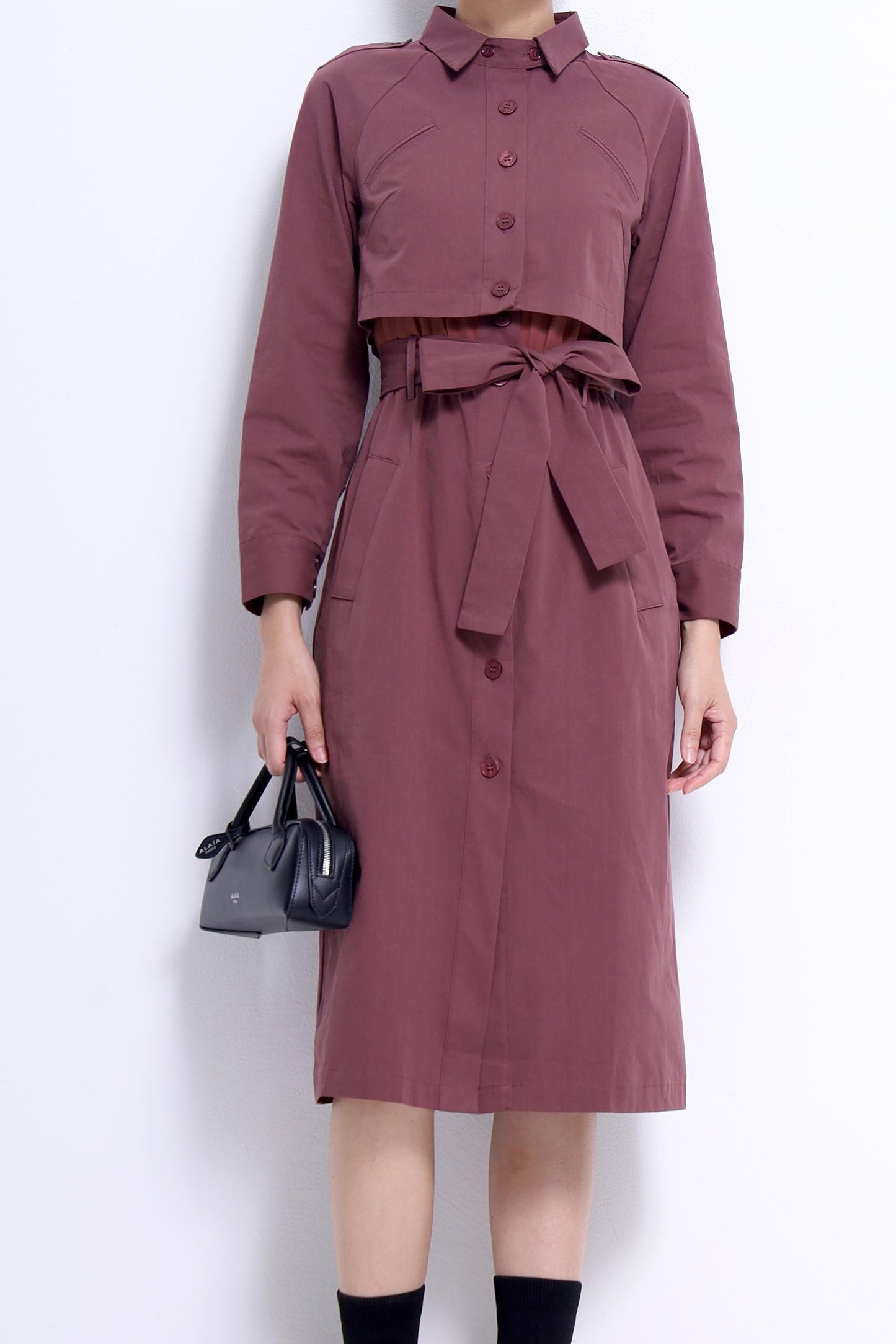 Amanda Trench Shirt Dress