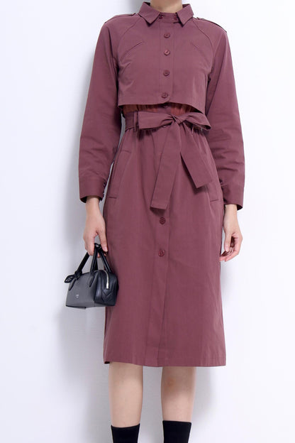Amanda Trench Shirt Dress