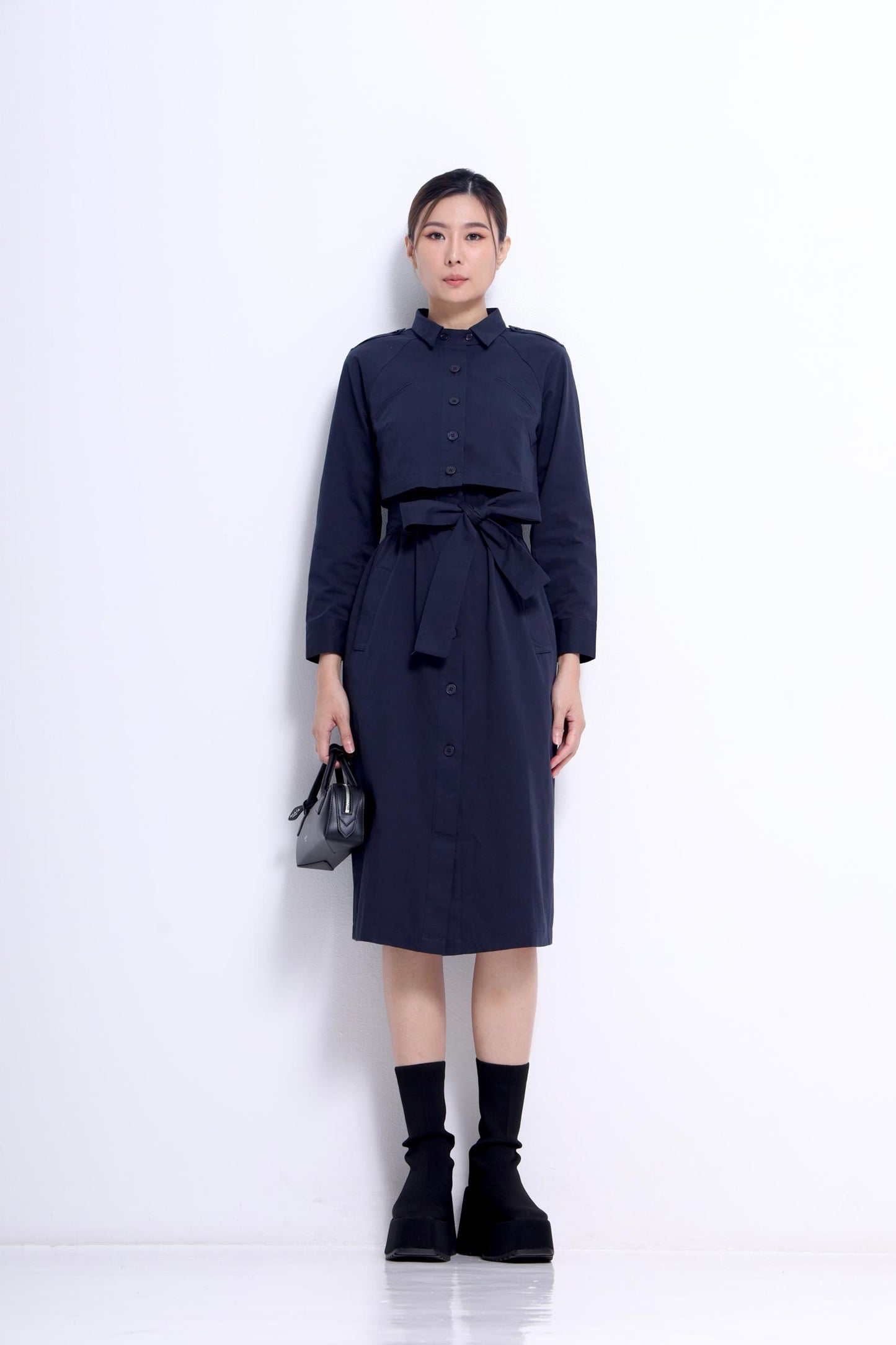 Amanda Trench Shirt Dress