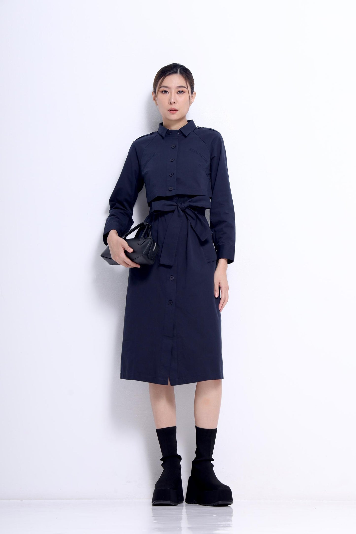 Amanda Trench Shirt Dress
