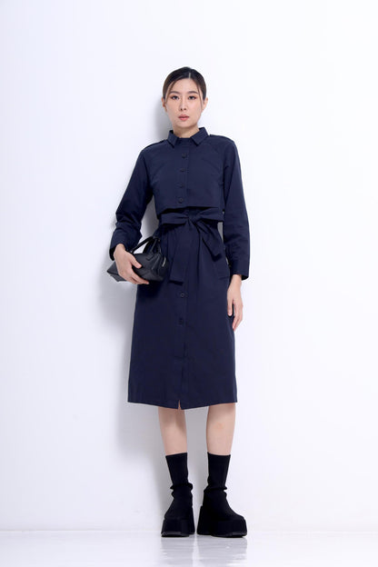 Amanda Trench Shirt Dress
