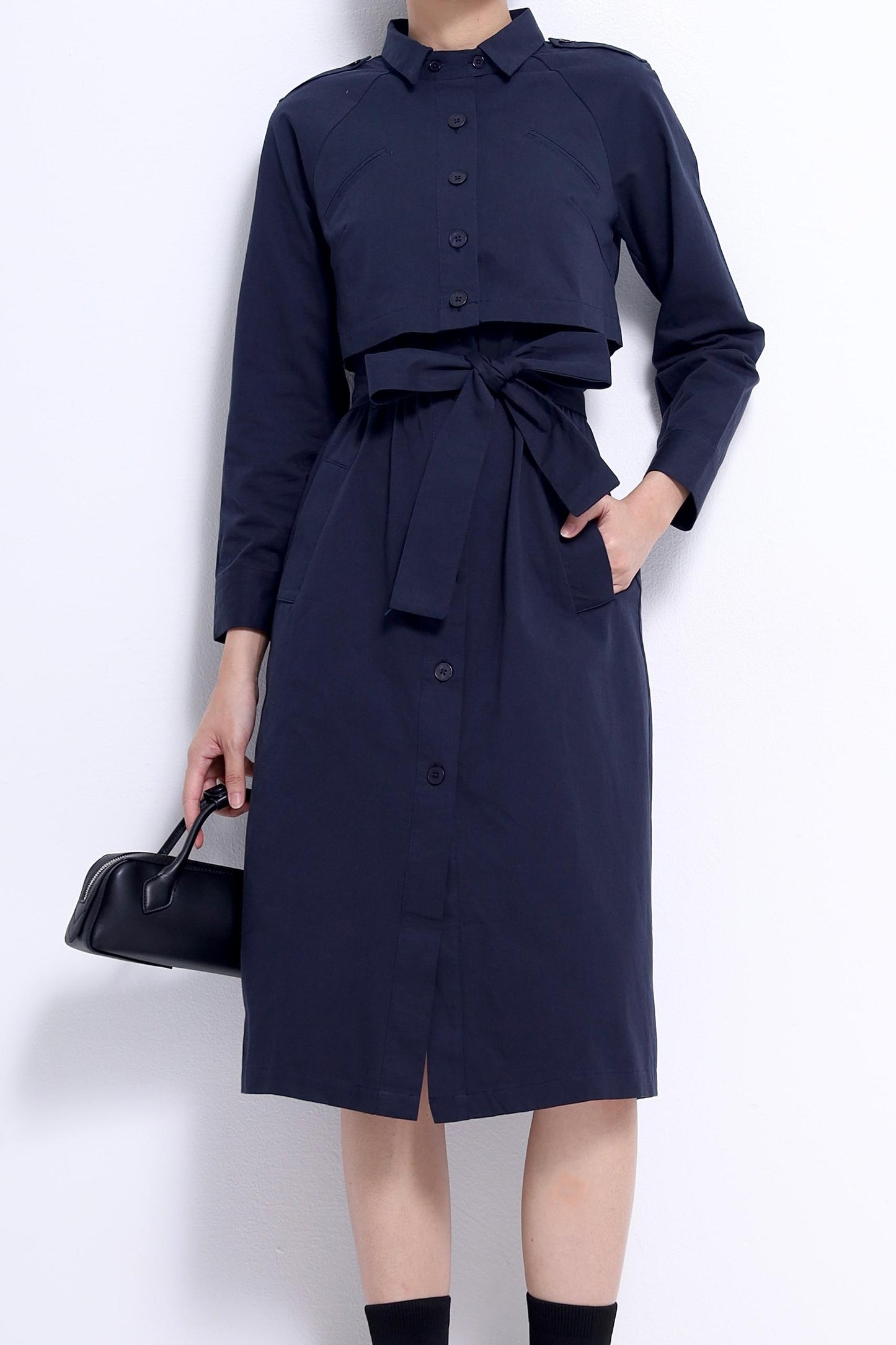 Amanda Trench Shirt Dress