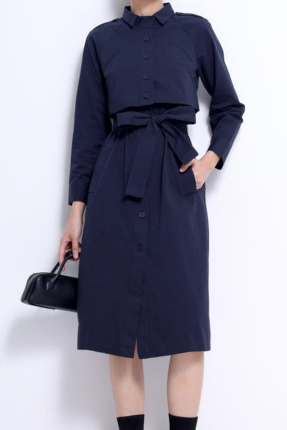 Amanda Trench Shirt Dress