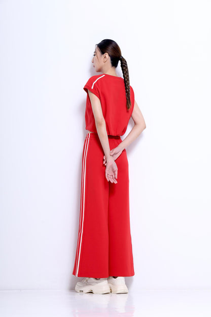 Akira Cropped Cap Sleeve Top