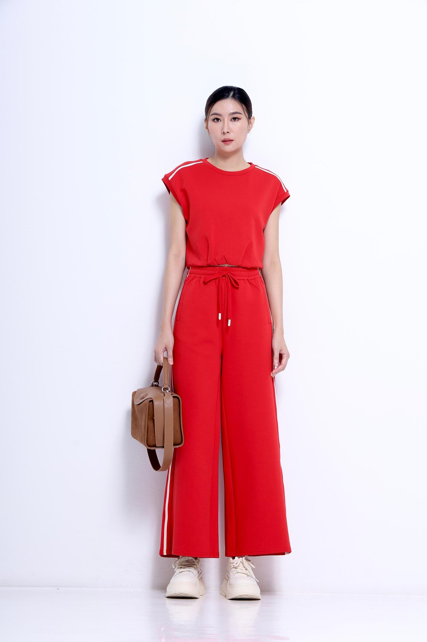 Akira Cropped Cap Sleeve Top
