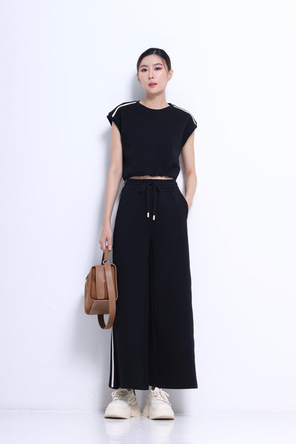 Akira Cropped Cap Sleeve Top