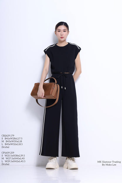 Akira Cropped Cap Sleeve Top