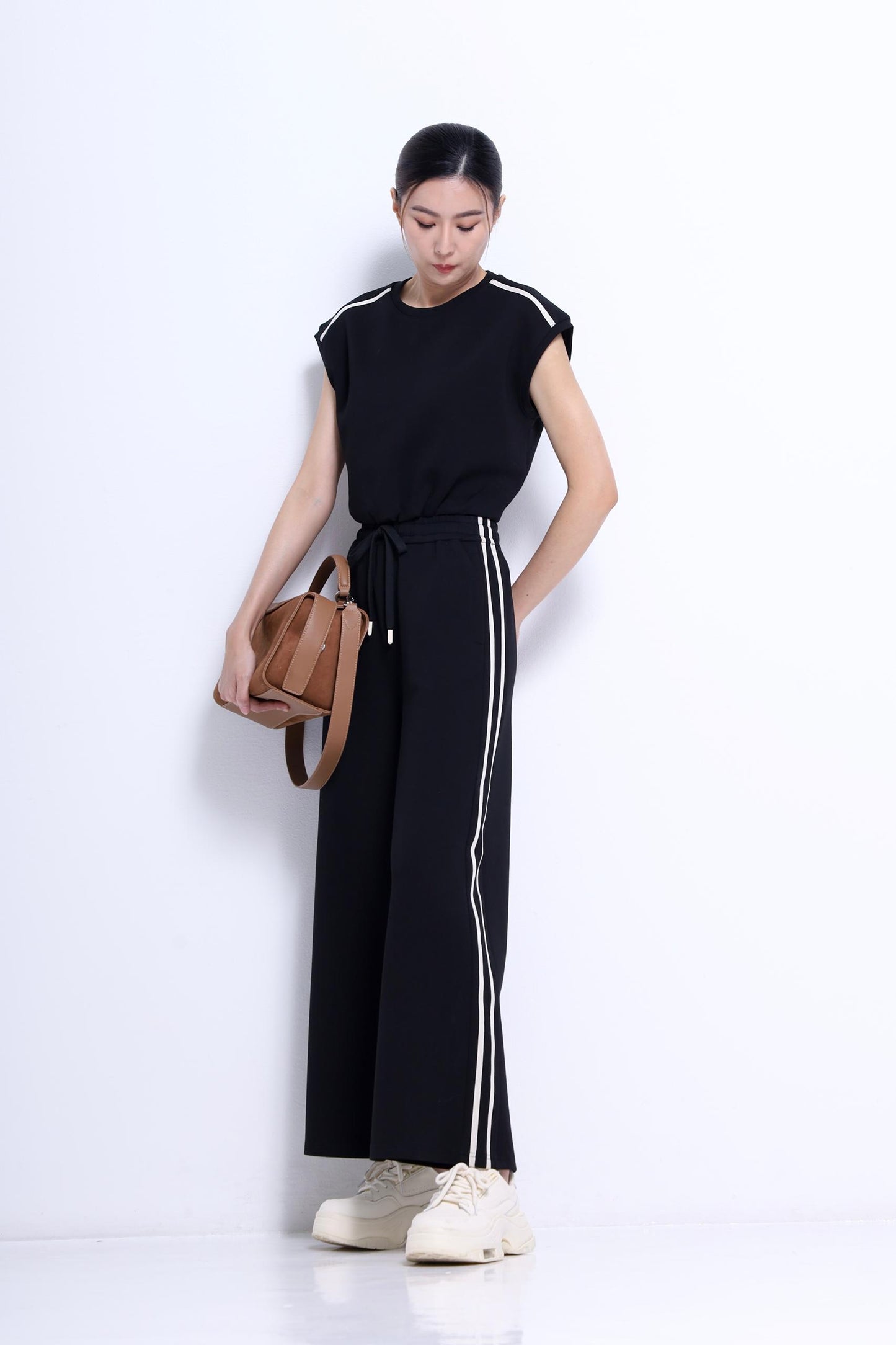 Akira Cropped Cap Sleeve Top