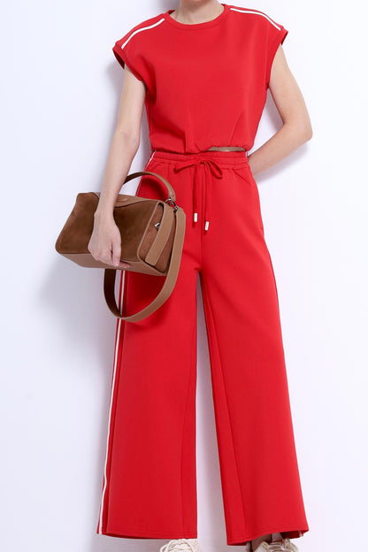 Akira Cropped Cap Sleeve Top