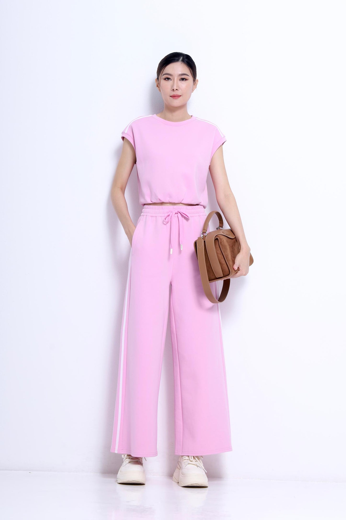 Akira Cropped Cap Sleeve Top