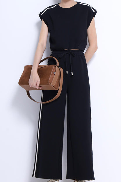 Akira Cropped Cap Sleeve Top