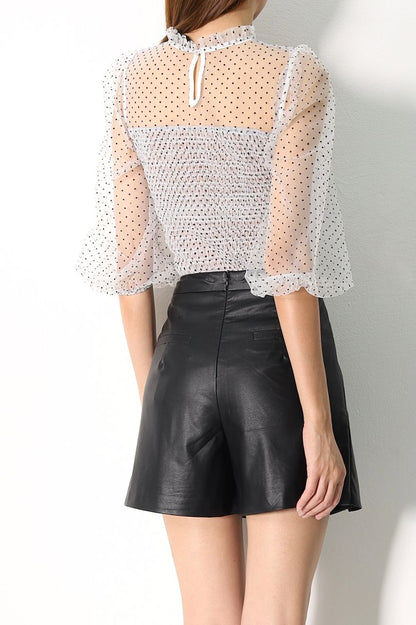 Polka Organza Top